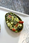 Avocado Pesto Smothered Corn Salad