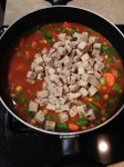 Vegan and Gluten-free BBQ Chicken Soup