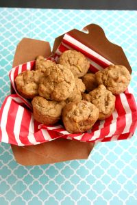 Vegan and Gluten-Free Sugar-Free Spiced Peach Mini-Muffins