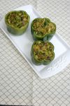 Vegan, Gluten-Free, Soy-free Pumpkin Seed Pad Thai Quinoa Stuffed Peppers