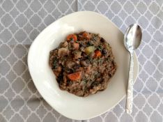 Vegan and Gluten-Free Thick Black Bean Soup - Elimination Diet Meal