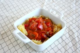 Totally veggie-filled Vegan and Gluten-Free Roasted Butternut Spaghetti - Comfort food at it's best!