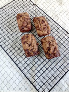 The Perfect Little Gifts! Vegan and Gluten-Free Double Chocolate Mocha Zucchini Mini-Loaves