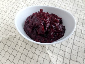 Vegan, Gluten-Free, Sugar-Free Cran-Blueberry Sauce - Elimination Diet Recipe