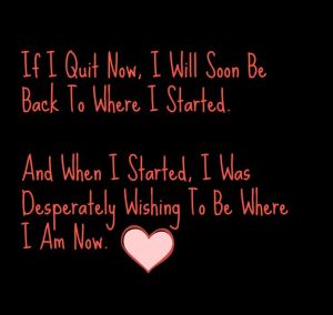 If I quit Now