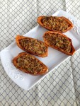 Holiday Side-Dish - Vegan and Gluten-Free Twice Baked Stuffed Sweet Potatoes
