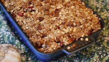 Vegan and Gluten-Free and Refined Sugar Free Apple Cranberry Crumble - Elimination Diet Dessert