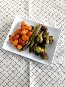 Vegan and Gluten-Free Spicy Roasted Sweet Vegetables