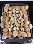 Vegan and Gluten-Free Cheesy Roasted Potatoes and Cauliflower