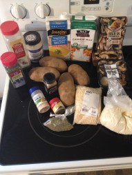 Vegan and Gluten-Free Breakfast Mushroom Gravy Scalloped Potatoes