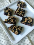 Super Simple Vegan, Gluten-Free, and Refined Sugar-Free Blueberry Crumb Bars