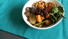 Vegan and Gluten-free Roasted Vegetable Nutrient Breakfast Bowl