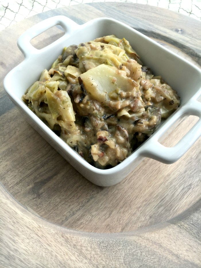 Vegan and Gluten-Free Deconstructed Cabbage Casserole