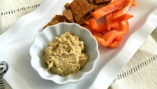 Vegan and Gluten-free Simple Artichoke Antipasto Hummus