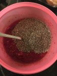 Sweet and Tart Vegan, Gluten-Free, and Refined Sugar-Free Raspberry Chia Pudding