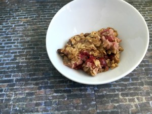 A brunch must - Vegan and Gluten-Free Cran-Chai Oatmeal Casserole