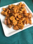 The perfect side-dish for any party or potluck - Vegan and Gluten-Free Dijon Roasted Sweet Potatoes