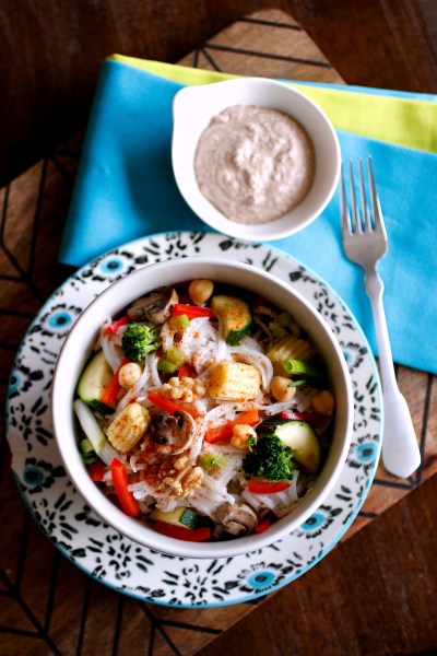 Vegan, Gluten-Free, and Soy-Free Heart Healthy Walnut Butter Pad Thai