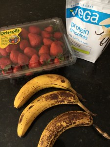 Vegan and Gluten-Free Strawberry Banana Protein Nicecream - the perfect anytime dessert