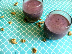 Perfect Holiday or Potluck Healthy Treat - Vegan and Gluten-Free Walnut Blueberry Nice Cream