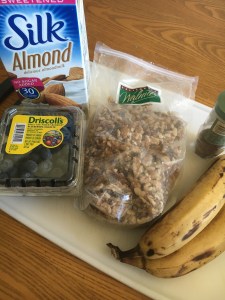 Perfect Holiday or Potluck Healthy Treat - Vegan and Gluten-Free Walnut Blueberry Nice Cream