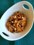 Vegan and Gluten-Free Spiralized Sweet Potato and Apple Salad
