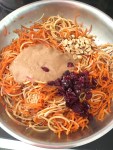 Vegan and Gluten-Free Spiralized Sweet Potato and Apple Salad