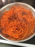 Vegan and Gluten-Free Spiralized Sweet Potato and Apple Salad