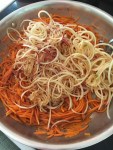 Vegan and Gluten-Free Spiralized Sweet Potato and Apple Salad