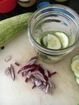 Use up those end of summer cucumbers in a different way - Vegan and Gluten-Free Cucumber Salad