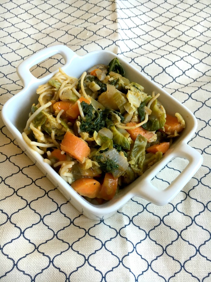 Vegan and Gluten-Free Ready for Fall Veggie Spaghetti!