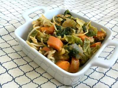 Vegan and Gluten-Free Ready for Fall Veggie Spaghetti!