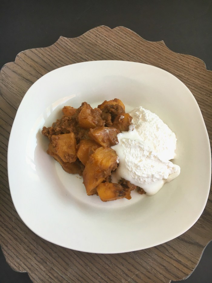 Vegan and Gluten-Free Peach Cobbler