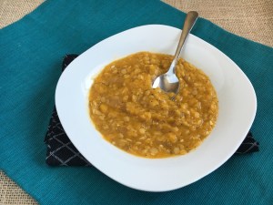 This Soup is Perfect For Fall - Especially the Orange Color!! Vegan and Gluten-Free Butternut Lentil Soup