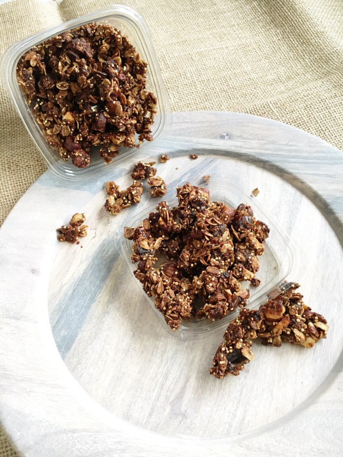 Super Spicy and Delicious - Vegan and Gluten-Free Gingersnap Granola Chunks