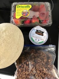 The Perfect Power Bowl - No Extra Dishes - Vegan and Gluten-Free Cantaloupe Breakfast Bowl