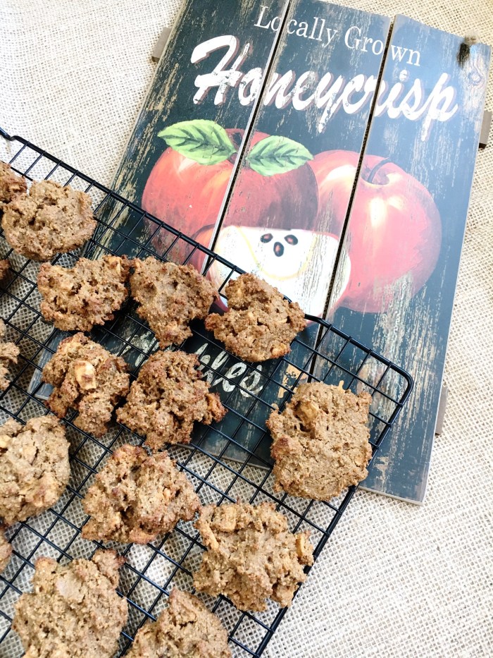 Fall Baking and Snacking At It's Best - Vegan and Gluten-Free Chewy Apple Cookies