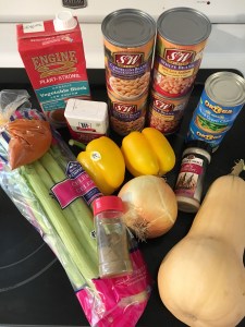 A Great Use Up of Winter Squash - Vegan and Gluten-Free Butternut Chili