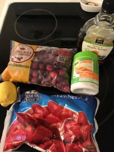 The Perfect Addition to Any Holiday Table - Vegan, Gluten-Free, and Refined-Sugar Free Cranberry Strawberry Sauce - Elimination Diet Recipe