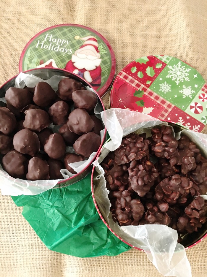 Best Gifts are Homemade Gifts! Vegan, Gluten-Free, and Easy Chocolate Peanut Clusters and Chocolate Covered Peanut Butter Balls