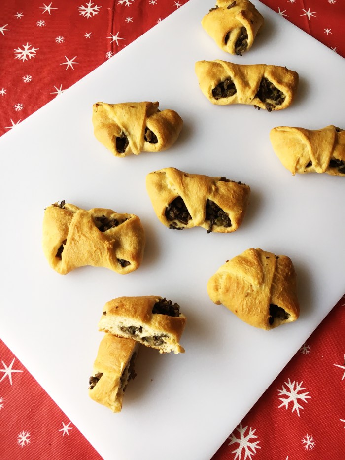 The Best and Easiest Appetizers - Vegan Stuffed Mushroom Roll-Ups