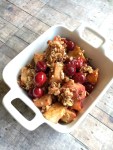 Simple and Delicious - Vegan, Gluten-Free, and Sugar-Free Cranberry Pear Crumble - Elimination Diet Recipe