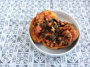 Vegan and Gluten-Free Taco Sloppy Lentil Joes Stuffed Sweet Potatoes