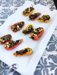 Vegan and Gluten-Free Sabra Hummus Stuffed Taco Mini Peppers