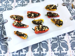 Vegan and Gluten-Free Sabra Hummus Stuffed Taco Mini Peppers