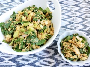 Vegan and Gluten-Free Hummus Vinaigrette Quinoa Salad