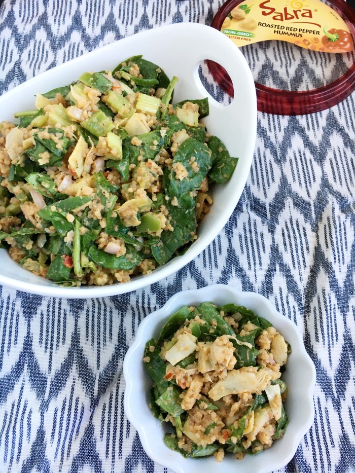 Vegan and Gluten-Free Hummus Vinaigrette Quinoa Salad